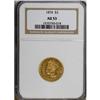 Image 3 : 1874 $3 AU53 NGC