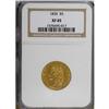 Image 1 : 1835 $5 XF45 NGC