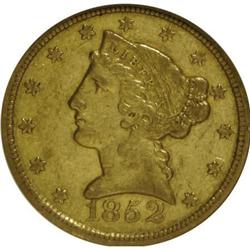1852-C $5 XF45 NGC