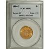 Image 1 : 1884-S $5 MS62 PCGS