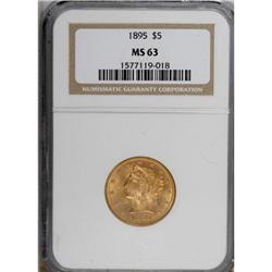 1895 $5 MS63 NGC