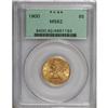 Image 3 : 1900 $5 MS62 PCGS
