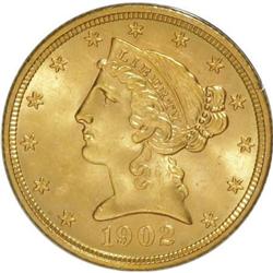 1902 $5 MS63 PCGS