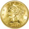 Image 1 : 1907 $5 MS64 NGC
