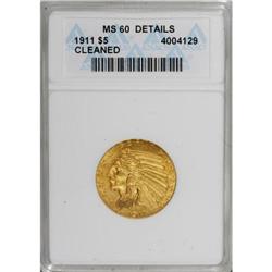 1911 $5 MS60 ANACS