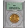 Image 1 : 1882 $10 MS62 PCGS