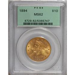 1894 $10 MS62 PCGS