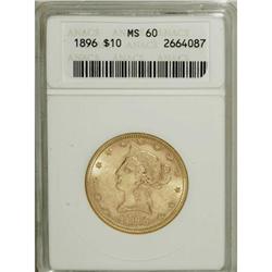 1896 $10 MS60 ANACS