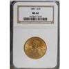 Image 1 : 1897 $10 MS62 NGC
