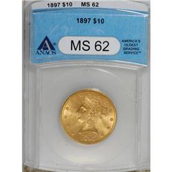 1897 $10 MS62 ANACS