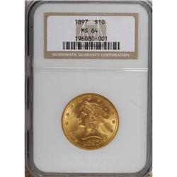 1897 $10 MS64 NGC