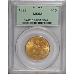 1899 $10 MS62 PCGS