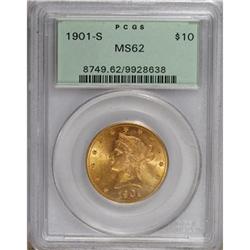 1901-S $10 MS62 PCGS