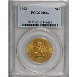 1903 $10 MS62 PCGS