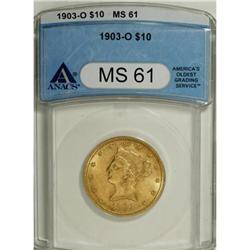 1903-O $10 MS61 ANACS