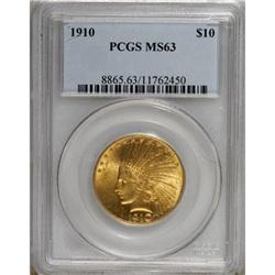 1910 $10 MS63 PCGS
