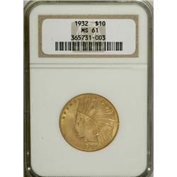 1932 $10 MS61 NGC