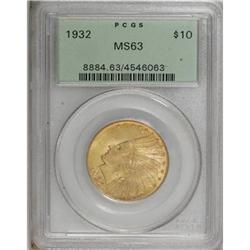 1932 $10 MS63 PCGS