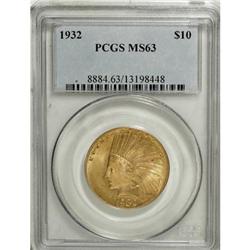 1932 $10 MS63 PCGS