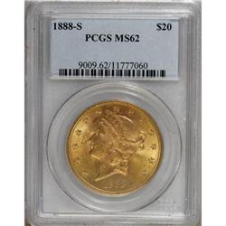 1888-S $20 MS62 PCGS