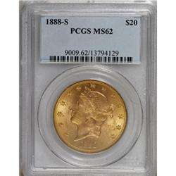 1888-S $20 MS62 PCGS