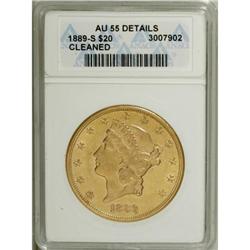1889-S $20 AU55 ANACS