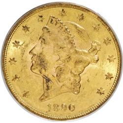 1890-S $20 MS62 PCGS
