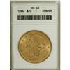 Image 1 : 1894 $20 MS60 ANACS