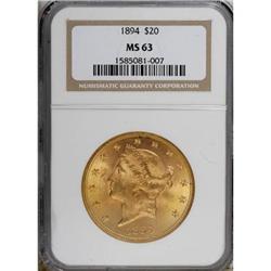 1894 $20 MS63 NGC