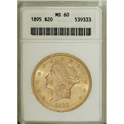 1895 $20 MS60 ANACS