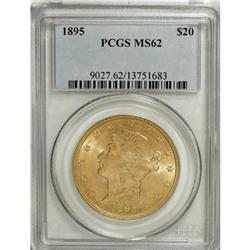 1895 $20 MS62 PCGS