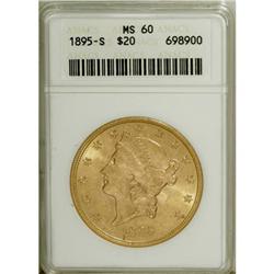 1895-S $20 MS60 ANACS