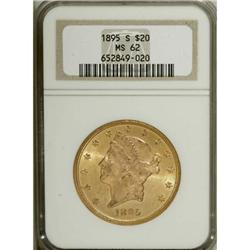 1895-S $20 MS62 NGC