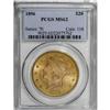 Image 3 : 1896 $20 MS62 PCGS