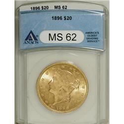1896 $20 MS62 ANACS