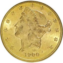 1900-S $20 MS61 PCGS