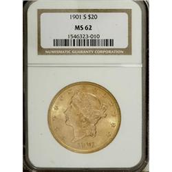 1901-S $20 MS62 NGC