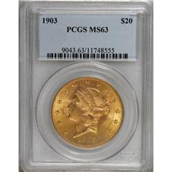1903 $20 MS63 PCGS