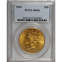 1904 $20 MS64 PCGS
