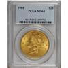 Image 1 : 1904 $20 MS64 PCGS