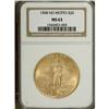 Image 3 : 1908 $20 No Motto MS63 NGC