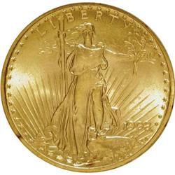 1908 $20 No Motto MS64 NGC