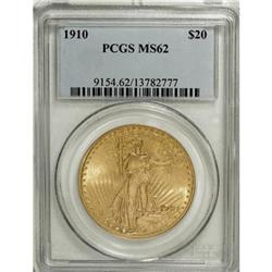 1910 $20 MS62 PCGS