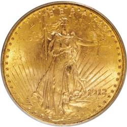 1912 $20 MS62 PCGS