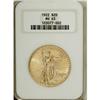 Image 1 : 1922 $20 MS63 NGC