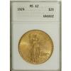 Image 3 : 1924 $20 MS62 ANACS