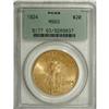 Image 1 : 1924 $20 MS63 PCGS