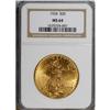 Image 1 : 1924 $20 MS64 NGC