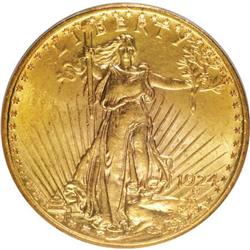 1924 $20 MS64 PCGS