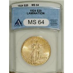1924 $20 MS64 ANACS